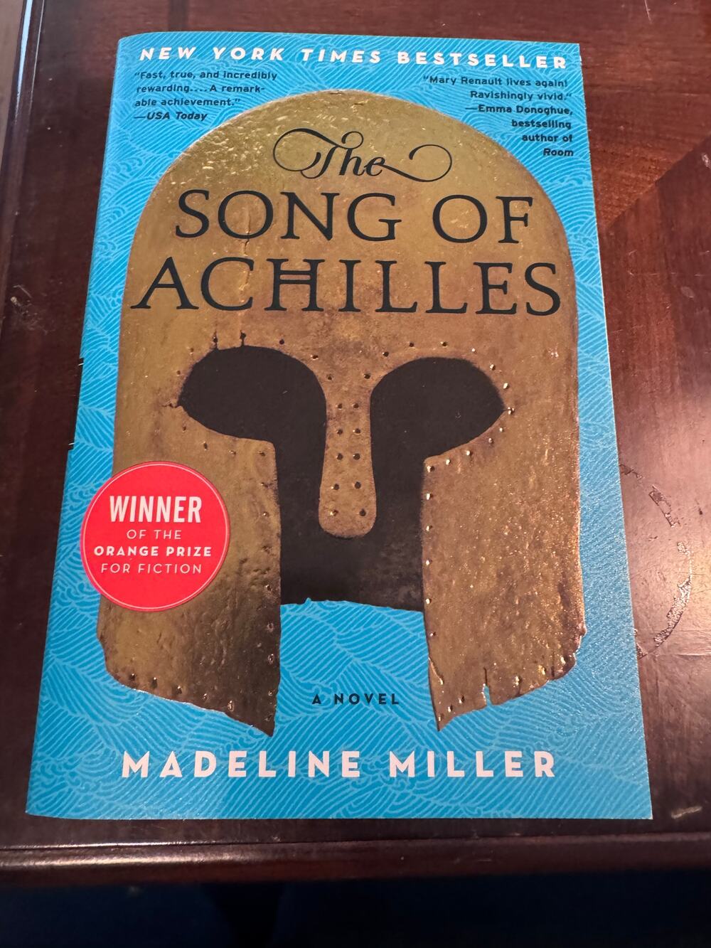 The Song of Achilles Madeline Miller Paperback Greek Mythology Romance Novel
